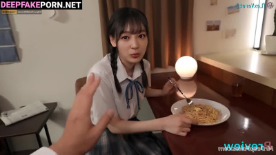 Blowjob after ramen eating, Choyeon (초연 버가부) in hot adult video