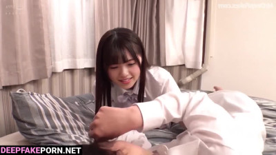 Fake school girl Asuka Saito first blowjob / 齋藤 飛鳥 乃木坂46