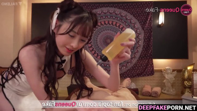 Beauty girl Kanna Hashimoto sexy massage / はしもと かんな ディープフェイク