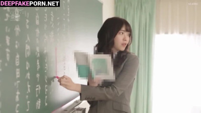 西野七瀬 Nishino Nanase Nogizaka46 deepfake sex at school ディープフェイク エロ