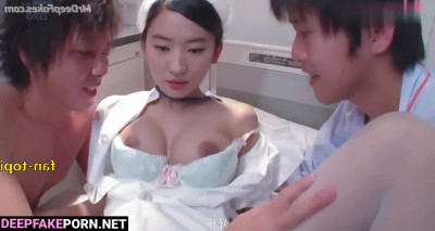 Deepfake two patients fuck their doctor 刘亦菲 Liu Yifei [THREESOME] 智能換臉