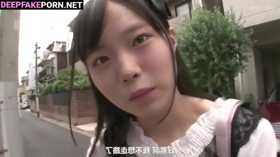 Fake Kubo Satone from AKB48 has extremely creamy pussy // フェイクポルノ 久保怜音 性别