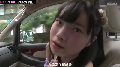 AKB48 Kubo Satone Deepfakes (Sex in car) 久保怜音 ディープフェイク エロ