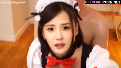 Yang Mi getting fucked in a maid costume - artificial intelligence (杨幂 人工智能)