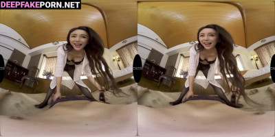 Hot fake Angelababy rides on dick [杨颖 假色情片]