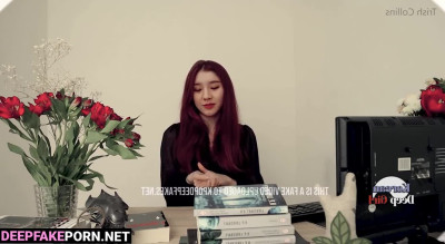 Fake Heejin LOONA Rides a Rubber Dick // 희진 딥페이크 포르노