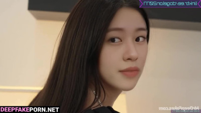 Boss fucked her in ass at office - Yujin real fake (アイズワン セックスシーン)