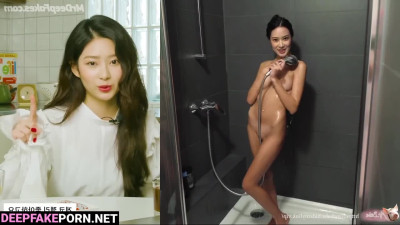 When キムミンジュ Minju in bath she HAS TO do fake porn フェイクポルノ IZ*ONE アイズワン