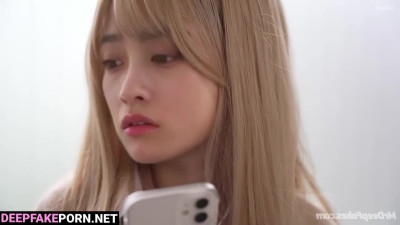 Doggystyle sex with new teacher / Kanna Hashimoto 橋本 環奈 本物の偽物 school porn