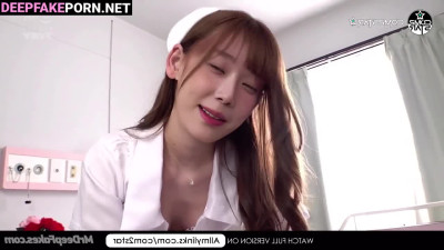 Sexy nurse Winter 에스파 is helping patient to cum aespa 윈터 AI 인공 지능