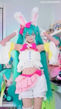 Cute and sexy dance in different clothes, Tsuruko fakeapp