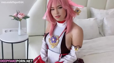 Dirty slut in colored wig fucked you rude / QuarterJade adult tapes