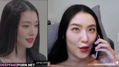 Phone dirty talks turned into wild sex / 아이린 레드벨벳 Irene hot adult video