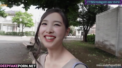 Girl from a street showing boys her sweet pussy, ai Nayeon (トゥワイス 本物の偽物)