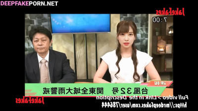 Sudden handjob during news translation - fakeapp Jennie (제니 블랙핑크)