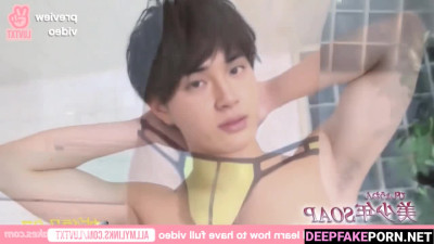 Hot sex scenes with handsome Ju Haknyeon (주학년 더보이즈) in bathroom