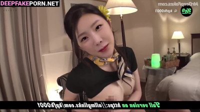 SNSD 情熱的なセックス Passionate sex tape Taeyeon 少女時代 provides u with handjob