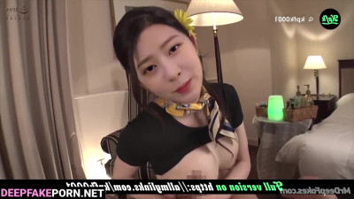 Handjob plus titsjob after date / アイズワン ディープフェイクビデオ fake Minju