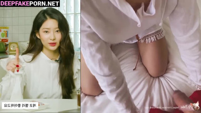 アイズワン セックスシーン Minju real fake - her shaved pussy adores you