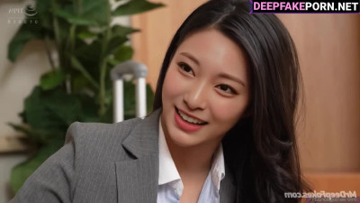 Secretary sucking cock at work, Tzuyu deepfake video トゥワイス セレブのセックス