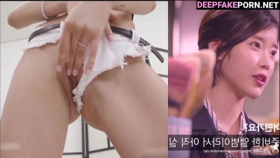 Big black cock is way too big for 아이유 IU's tight anal deepfake 딥페이크