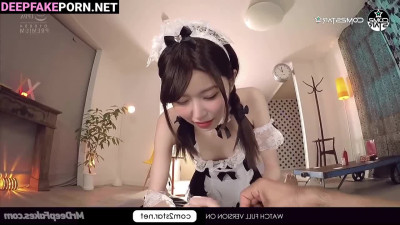 Tiny sexy housemaid making pov handjob (アイズワン セックスシーン) Sakura A.I.