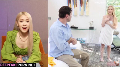 Skinny tiny Rose 로제 블랙핑크 adores big and long cocks - hot deepfake porn
