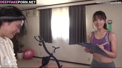 Sudden sex after workout in a crowded place, Hyomin (효민 티아라) fakeapp