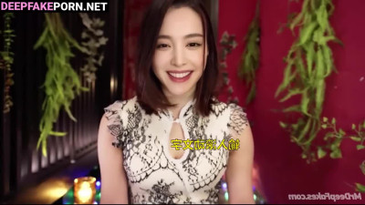 She is a fairy, Gulinazha can makes by hands everything / 古力娜扎 本物の偽物 ai