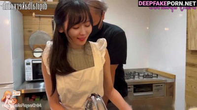 (윈터 에스파) pretty Winter getting something warm inside pussy - face swap