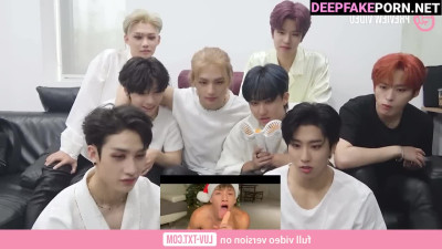 Guys from Stray Kids (스트레이 키즈 연예인 섹스) watching gay porn, pmv