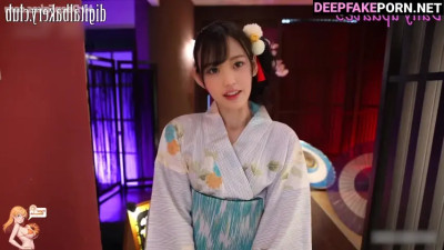 Geisha asked you fuck her harder / Wonyoung in sex tapes アイヴ セックスシーン
