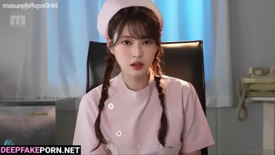 アイズワン セックスシーン nurse flirted with you with her legs in stockings, Minju ai