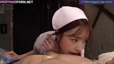 Nurse with big boobs fucking her helpless patient, Wonyoung アイヴ ポルノ A.I.