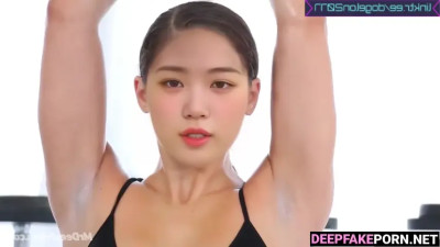 アイズワン フェイクポルノ Chaewon and her dp adventure in the gym, deepfake video