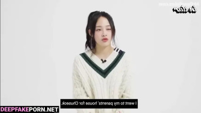 Fake Minji fucking on the floor with old fart / ニュージーンズ ディープフェイク エロ