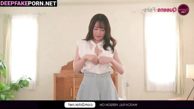 Pov sex scene with Yui Aragaki (あらがき ゆい ポルノ) babe showed her underwear