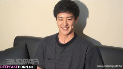 Chanyeol (찬열 엑소) and his mysterious guy having oral sex - real fake