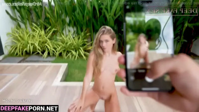 Pool sex tapes - blonde enjoying new acquaintance / Kathy Zheng