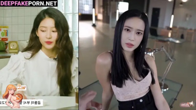 アイズワン ディープフェイク fake Minju enjoying perfect time with a stranger