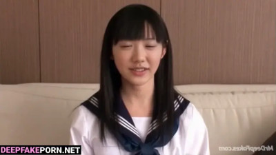 Teen and her first sensations of touching boobs, fake Mana Ashida 芦田愛菜 性別