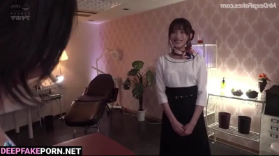 She thinks that no one will see them having sex, fake Minji ニュージーンズ アダルト