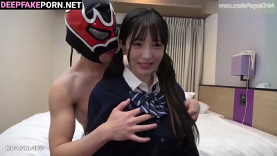 浜辺美波 Minami Hamabe was awarded with passionate sex for being good girl 情熱的なセックス