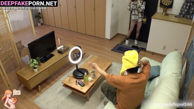 Fast and confident handjob in the bathroom, Arin (아린 오마이걸) deepfake video