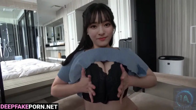 나경 프로미스나인 Nagyung pov celeb sex, she has a surprise for you under her bra