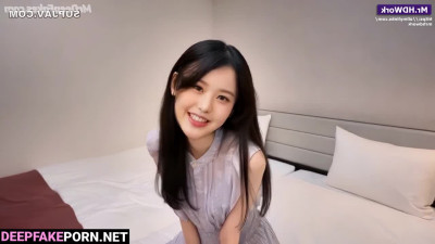Modest cutie Wonyoung IVE is completely naked (アイヴ 本物の偽物)