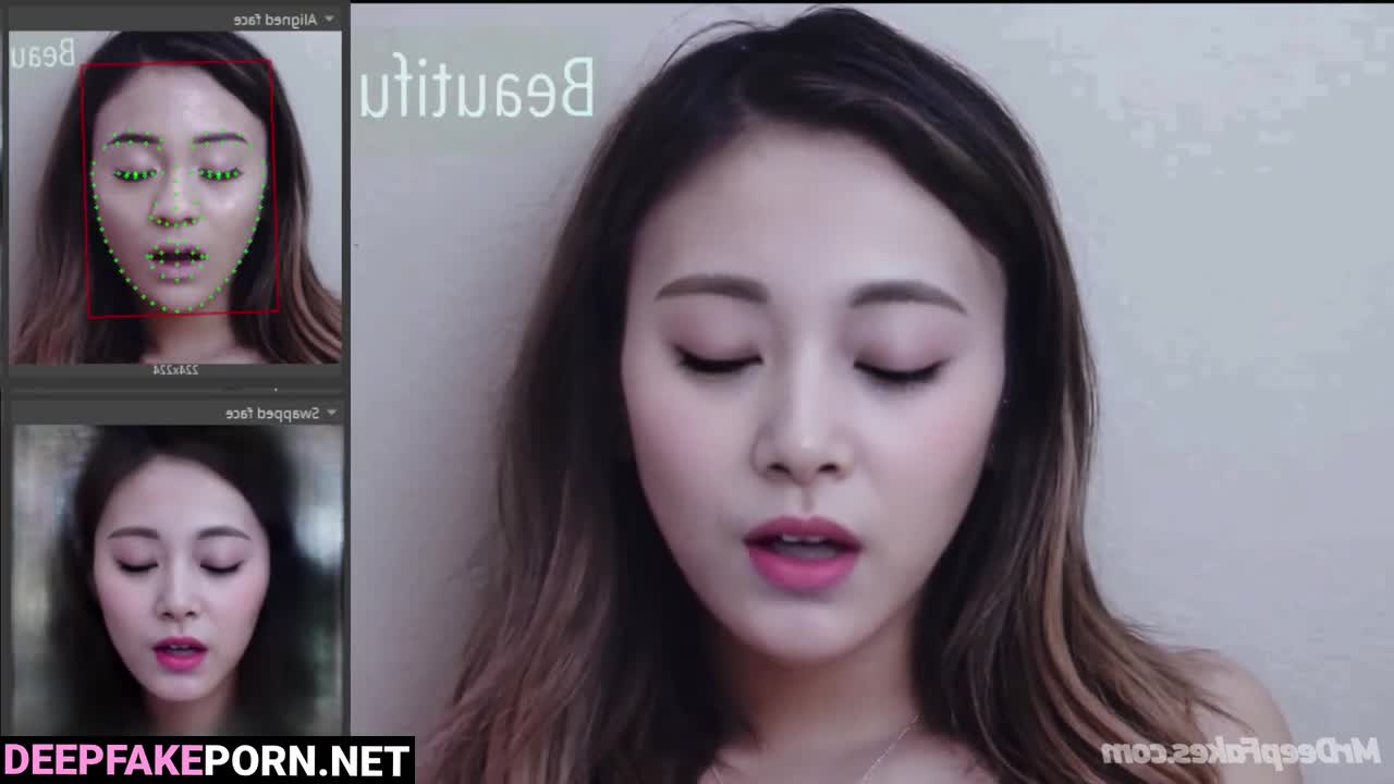 Watch The cute face of K-pop idol Tzuyu is in front of you (トゥワイス 偽アプリ) Deepfake Porn Videos | xDeepFade.