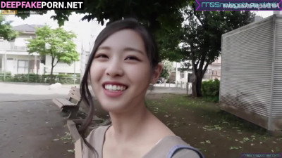 Shy babe was picked up at the bus stop, fake Yuna (유나 있지)