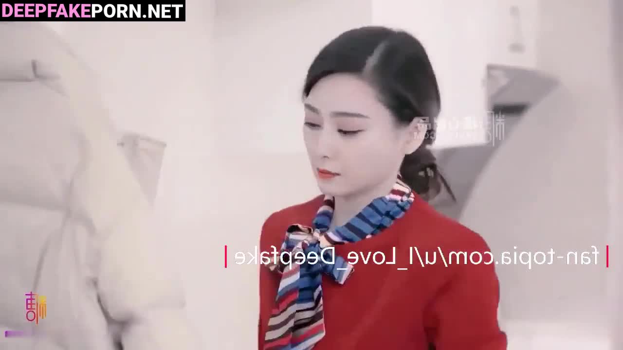 Watch Hot, fake stewardess Fan Bingbing made blowjob before flight / 范冰冰 深度伪造 Deepfake Porn Videos | xDeepFade.