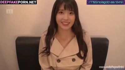 IU 아이유 satisfies me all naked with her handjob face swap 얼굴 스왑